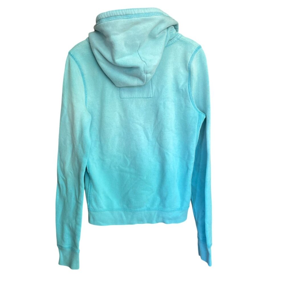 Vintage Y2K Hollister 1922 Blue Graphic Hoodie SZ L - Picture 2 of 7